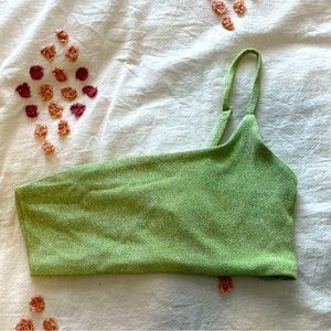 Lulus shimmering bikini top